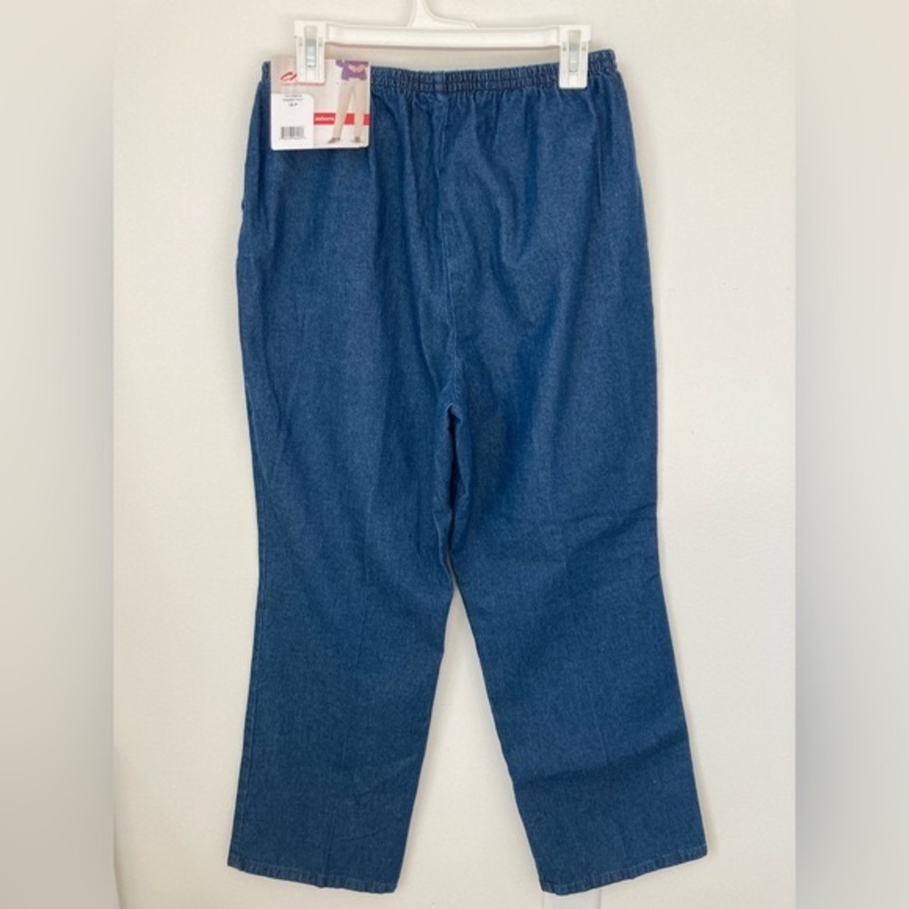 #124. 🆕 NWT, Chic, Comfort Collection, Misses Pull On Pant, Blue, (Women)